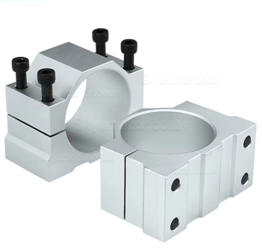 65mm/80mm/100mm/125mm CNC Spindle Motor Bracket Seat Aluminum Clamp Holder OSP001705 for Spindle Motor